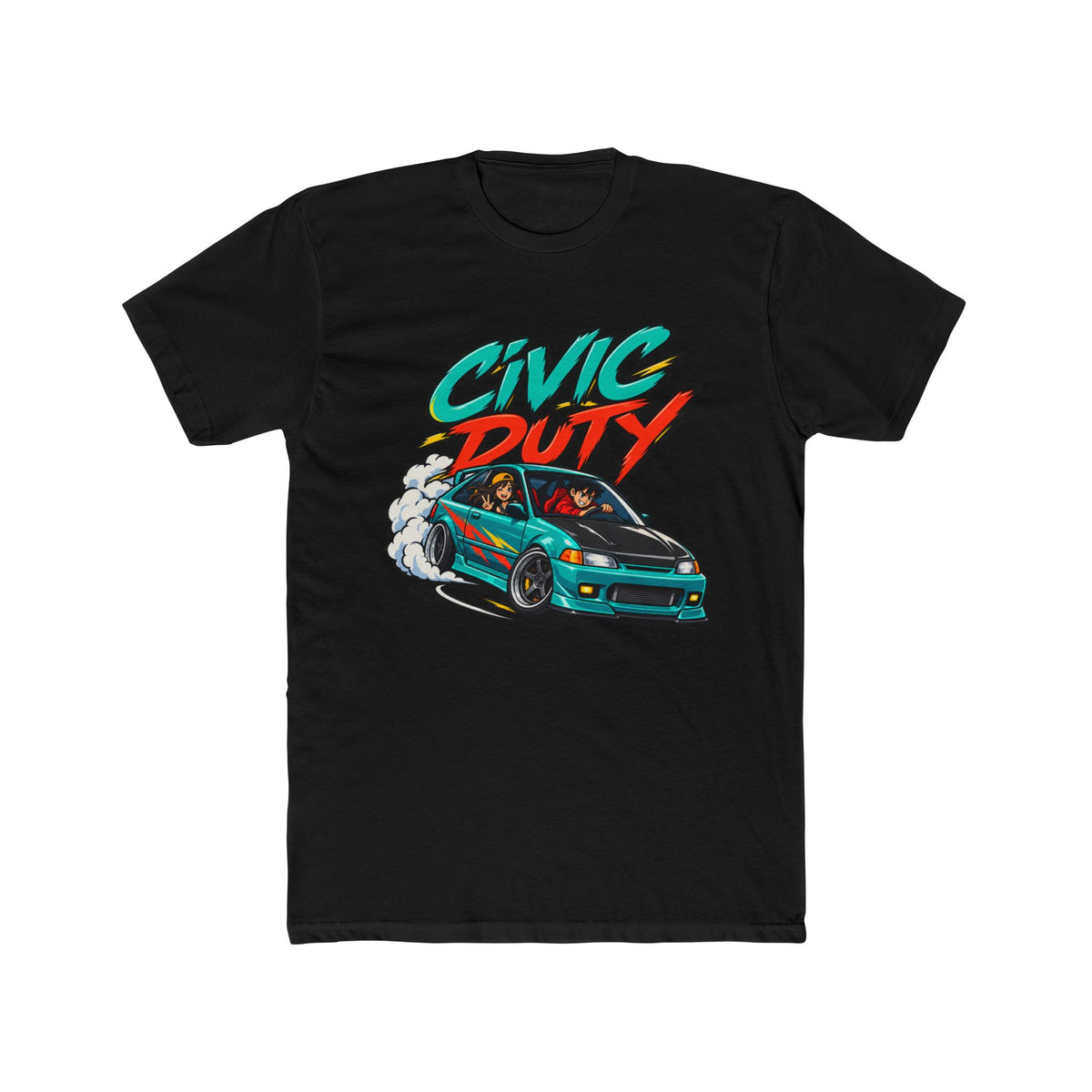 Civic Duty Car Tee – Unisex Cotton Crew