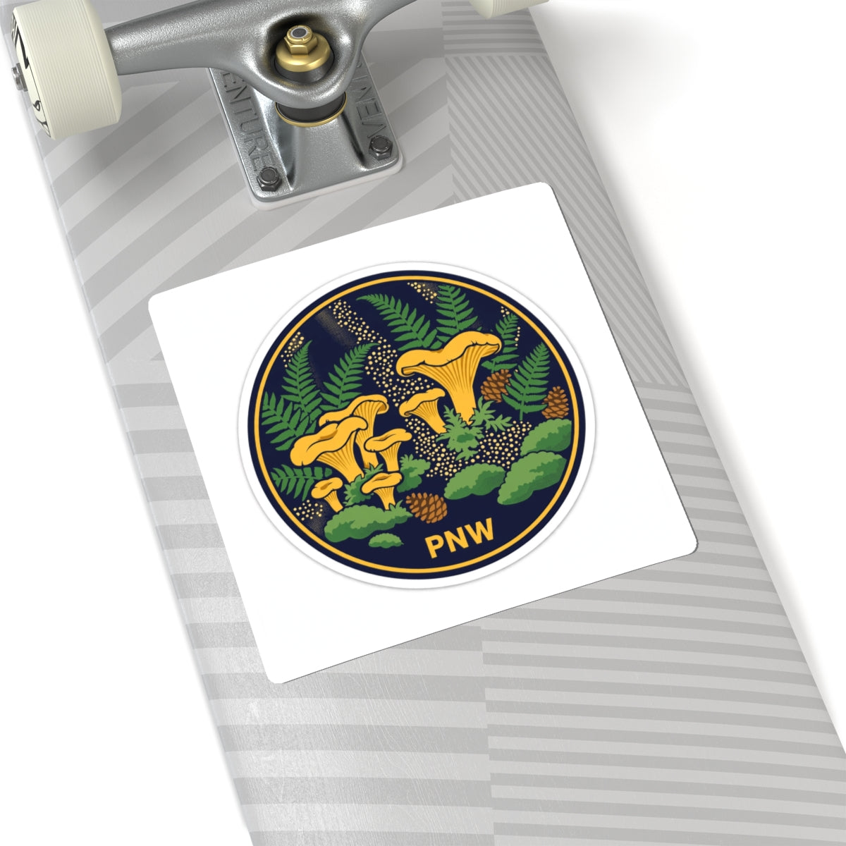 Chanterelle Mushroom Vinyl Sticker