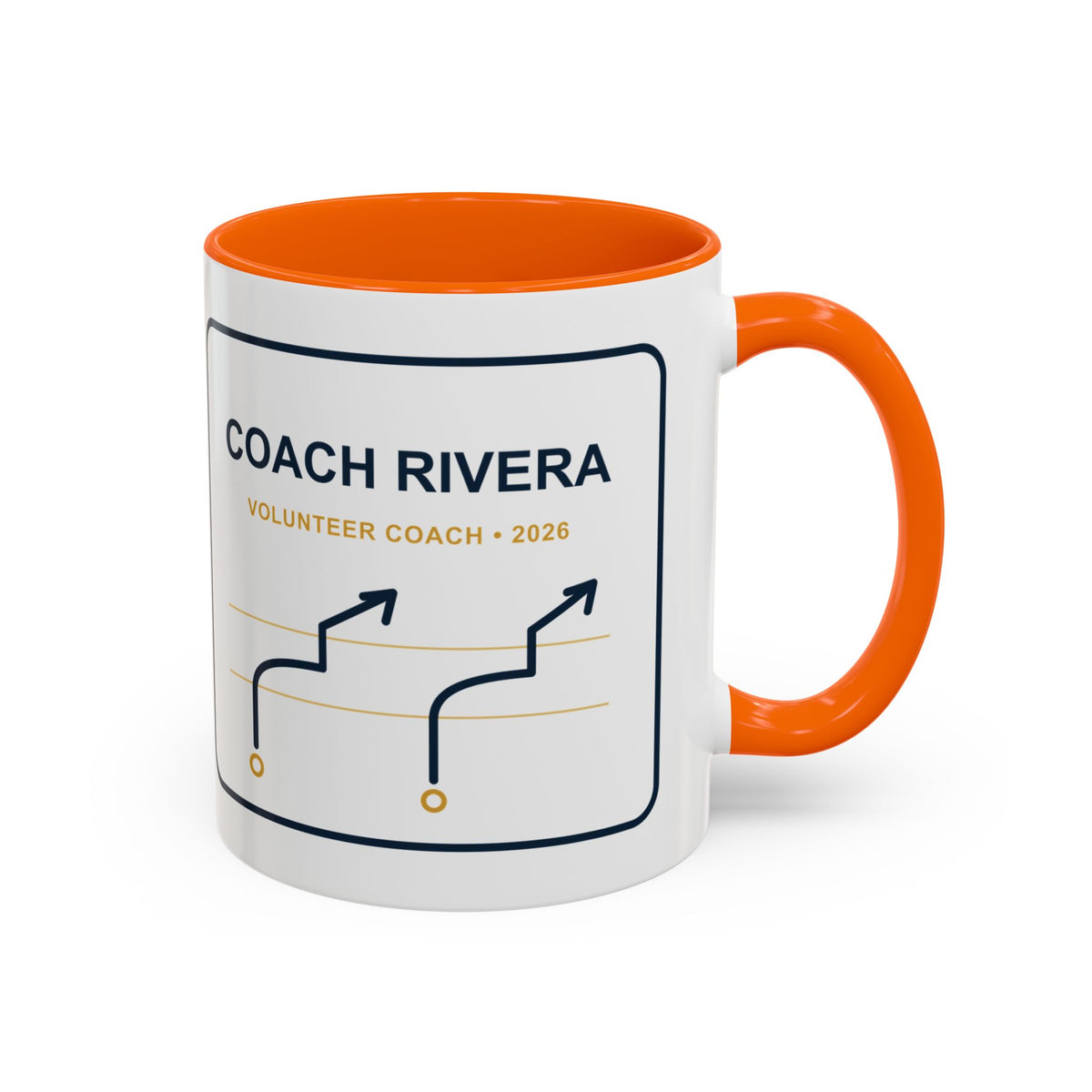 Personalized Volunteer Coach Playbook Mug, Youth Football Coach Gift