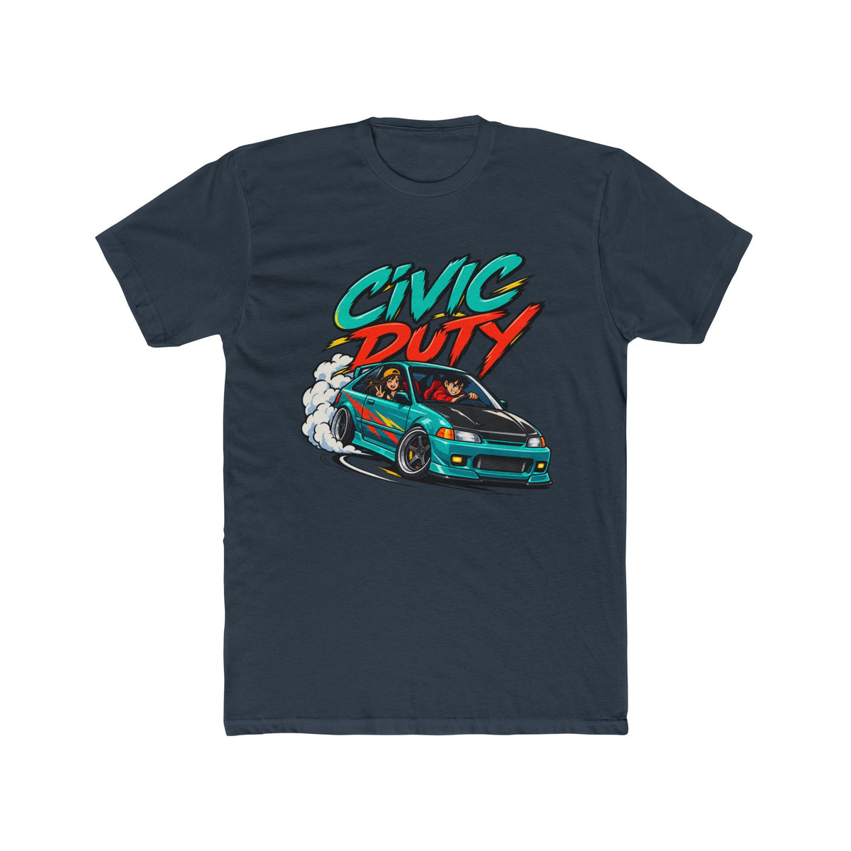 Civic Duty Car Tee – Unisex Cotton Crew