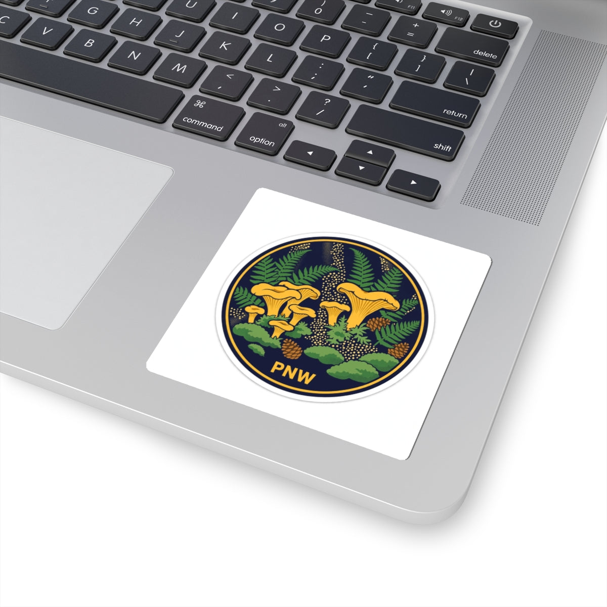 Chanterelle Mushroom Vinyl Sticker