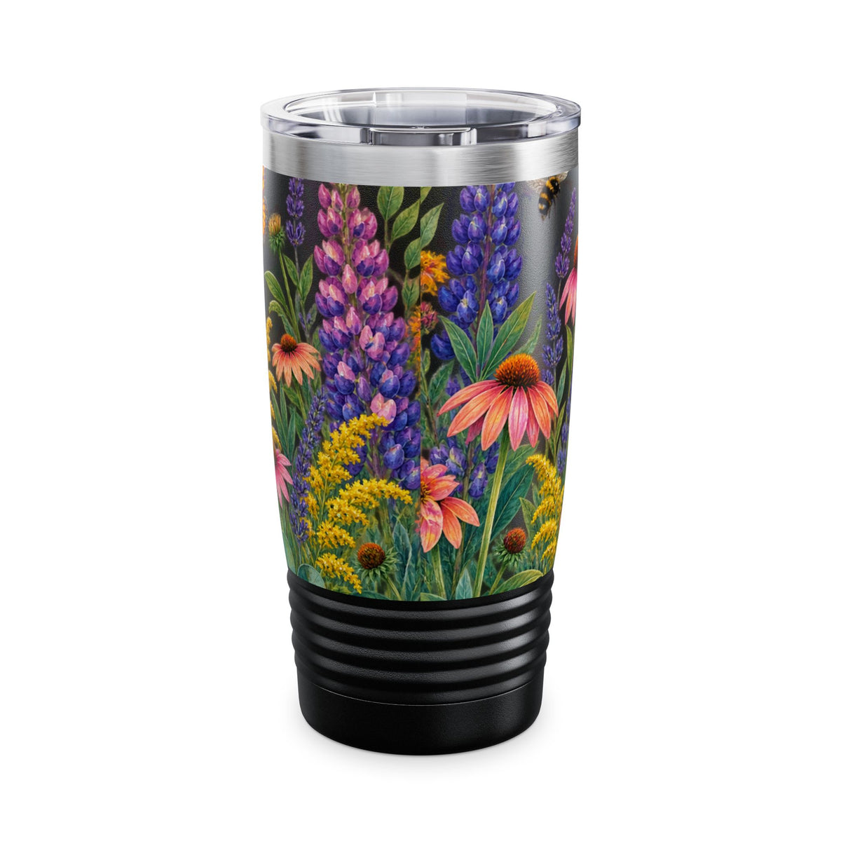 Wildflower Pollinator Stainless Travel Tumbler, Garden Lover Gift