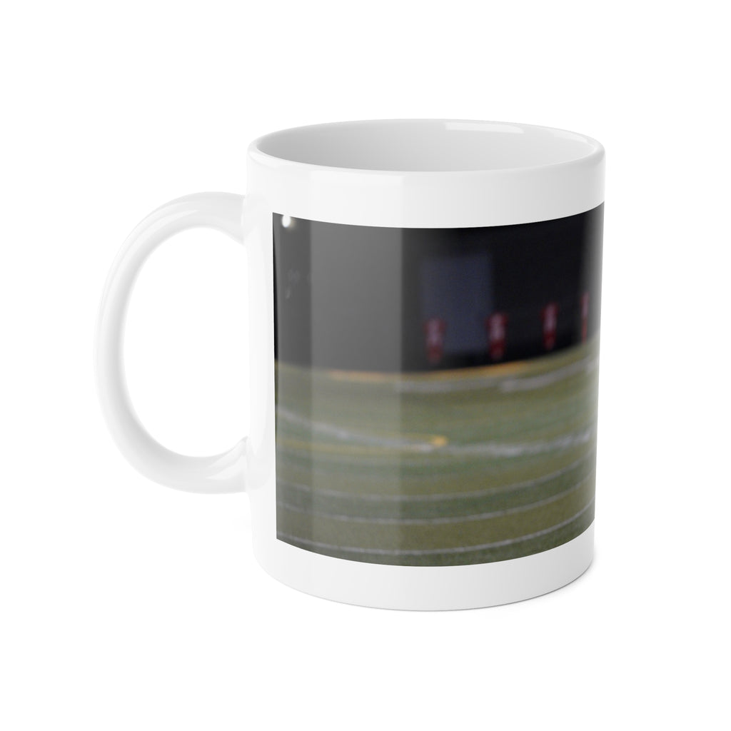 Personalized Football Photo Mug – Custom 11 oz Game-Day Keepsake