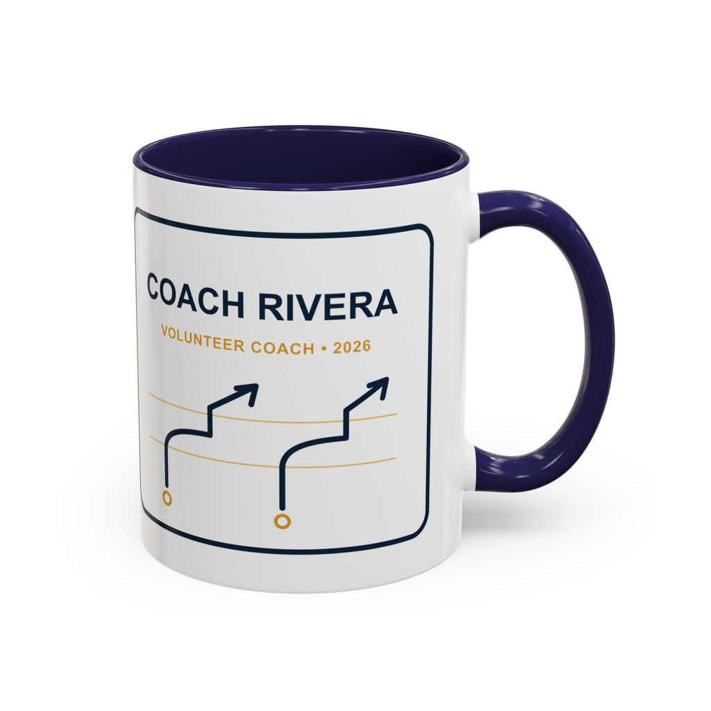 Personalized Volunteer Coach Playbook Mug, Youth Football Coach Gift