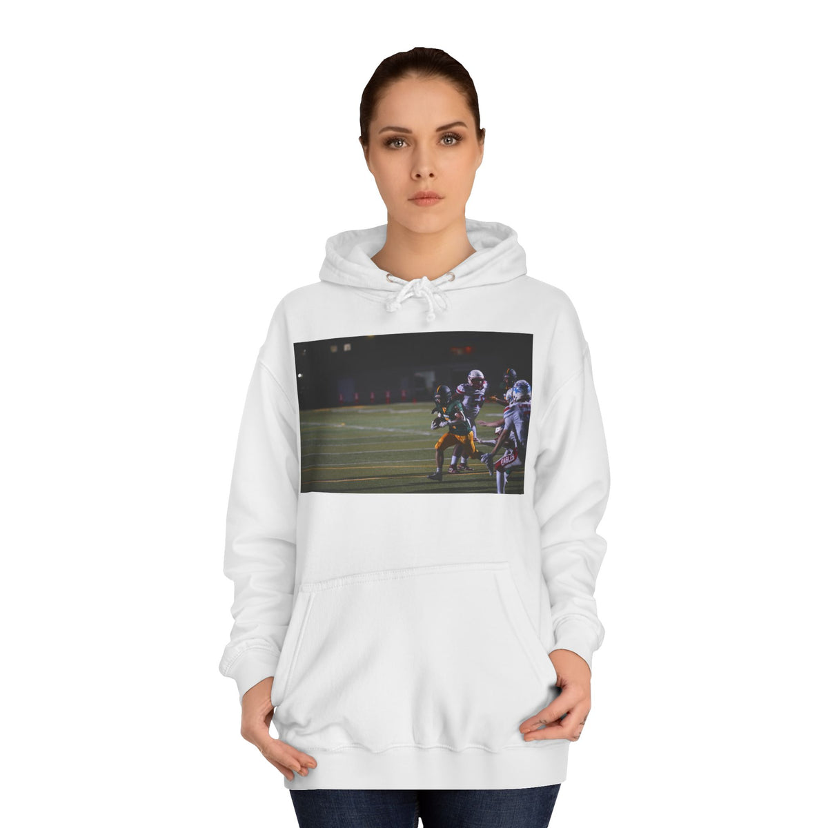 Personalized Football Photo Hoodie