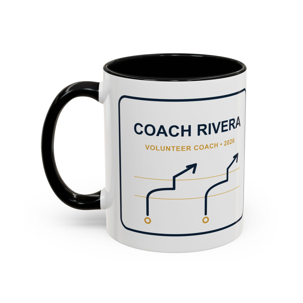 Personalized Volunteer Coach Playbook Mug, Youth Football Coach Gift