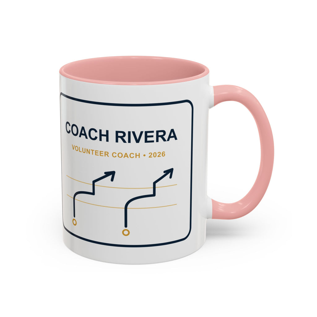 Personalized Volunteer Coach Playbook Mug, Youth Football Coach Gift
