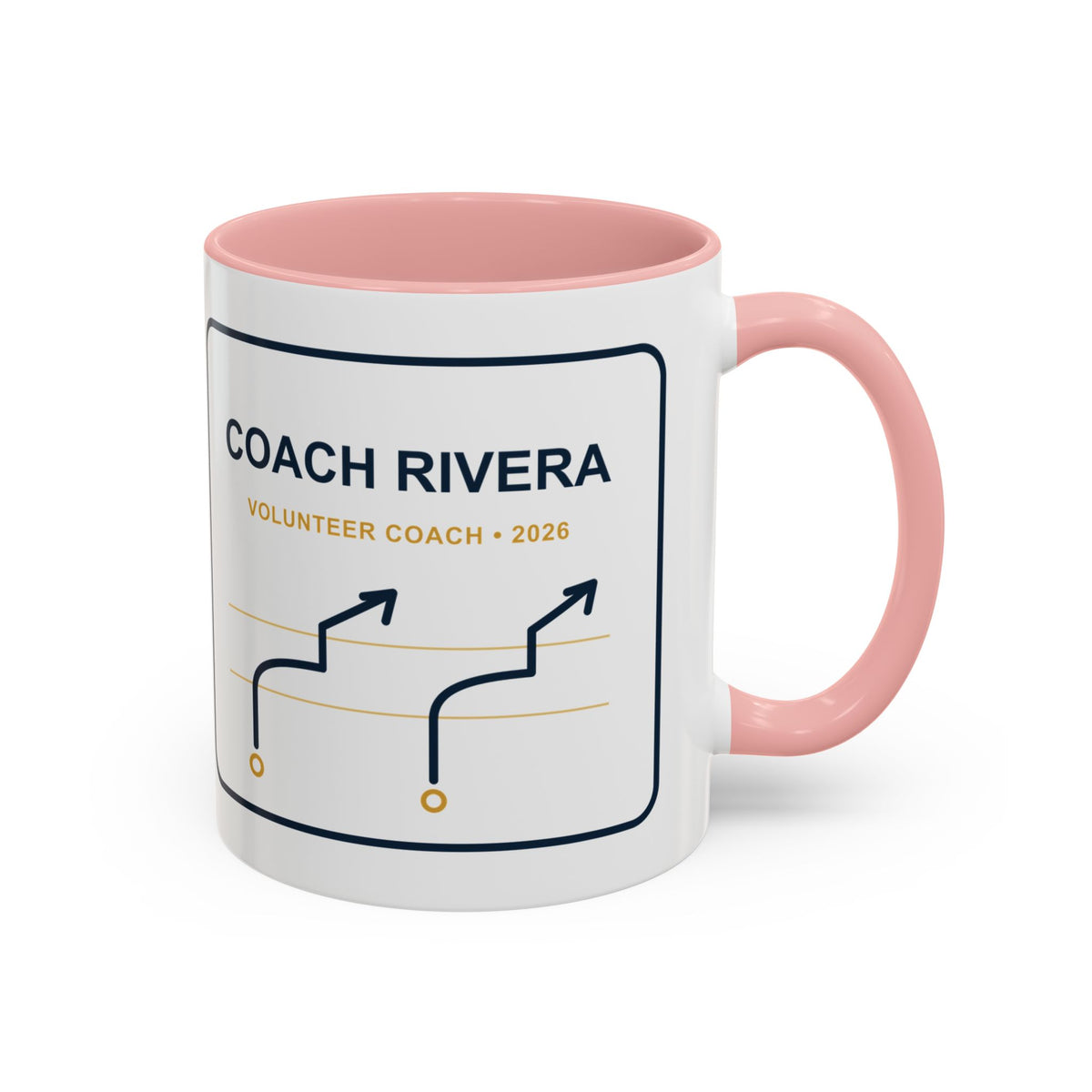 Personalized Volunteer Coach Playbook Mug, Youth Football Coach Gift