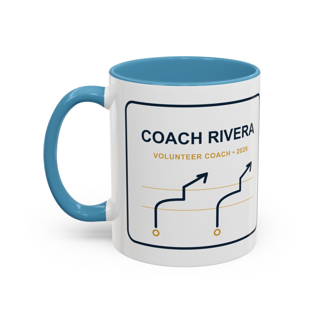 Personalized Volunteer Coach Playbook Mug, Youth Football Coach Gift