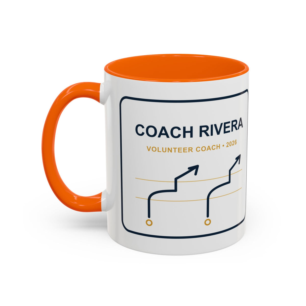 Personalized Volunteer Coach Playbook Mug, Youth Football Coach Gift