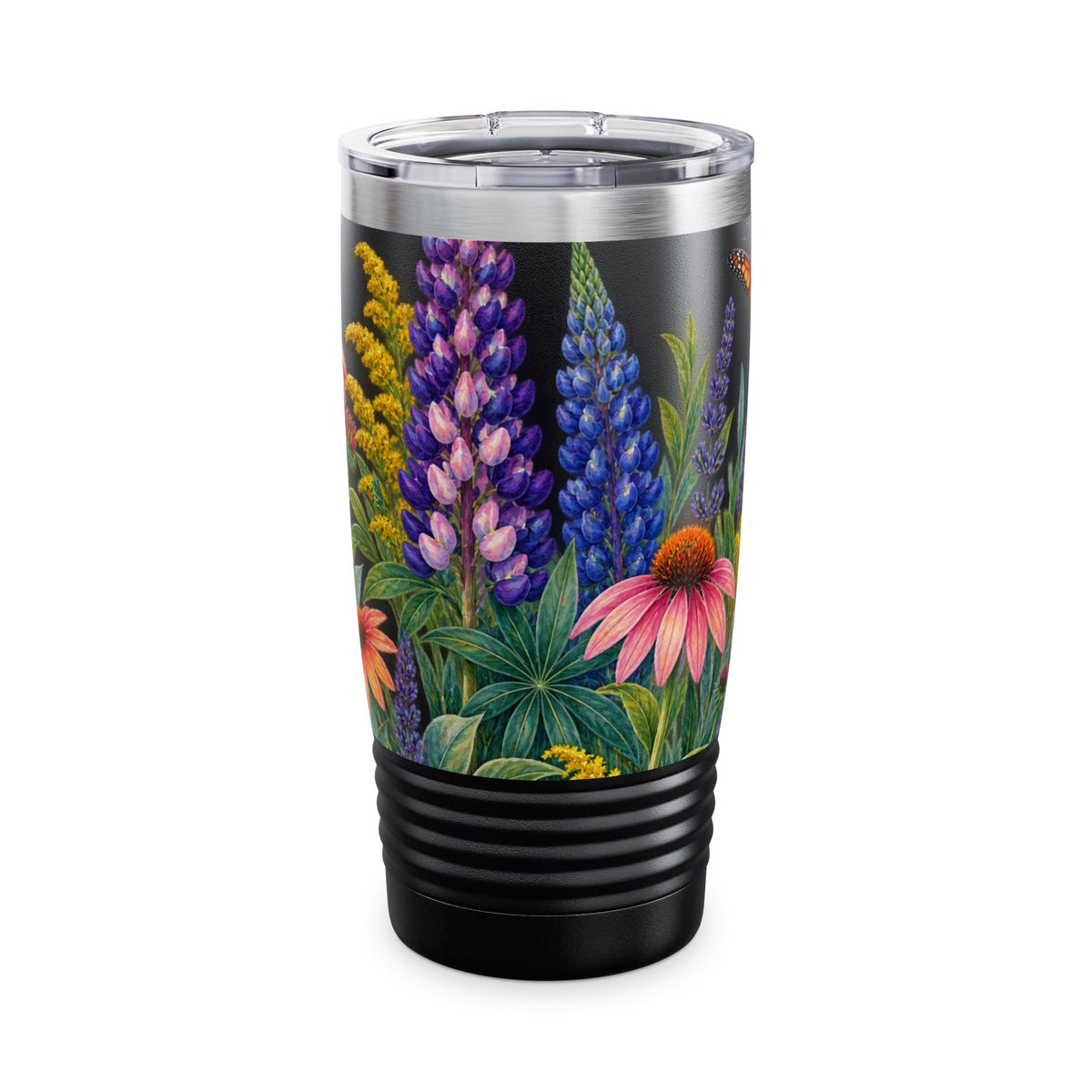 Wildflower Pollinator Stainless Travel Tumbler, Garden Lover Gift