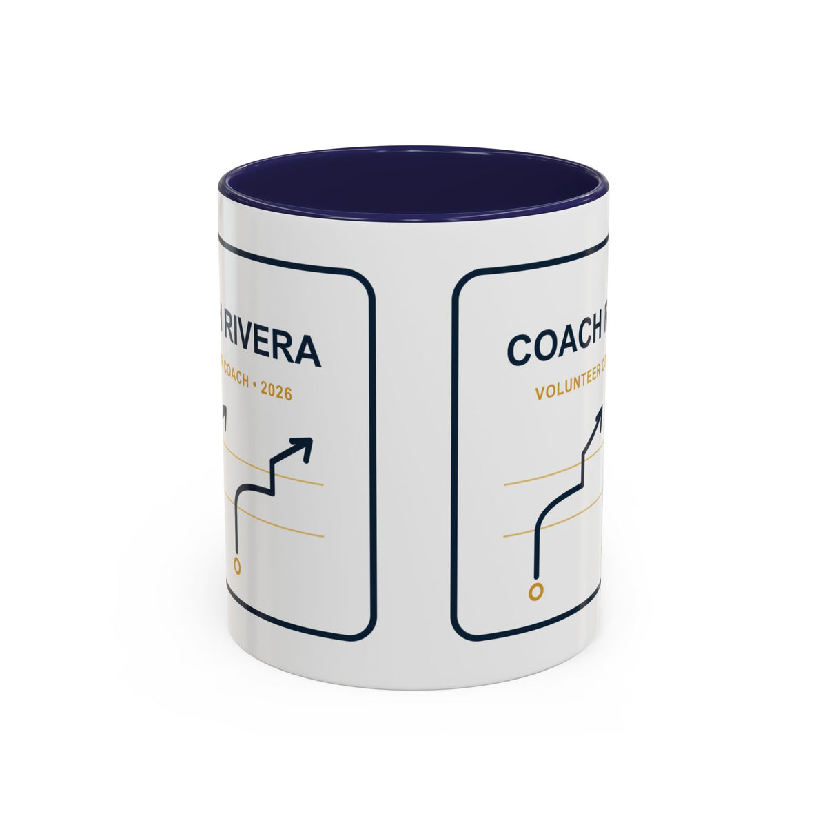 Personalized Volunteer Coach Playbook Mug, Youth Football Coach Gift