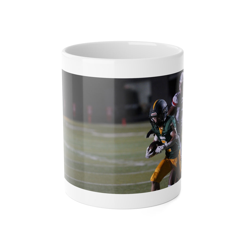 Personalized Football Photo Mug – Custom 11 oz Game-Day Keepsake