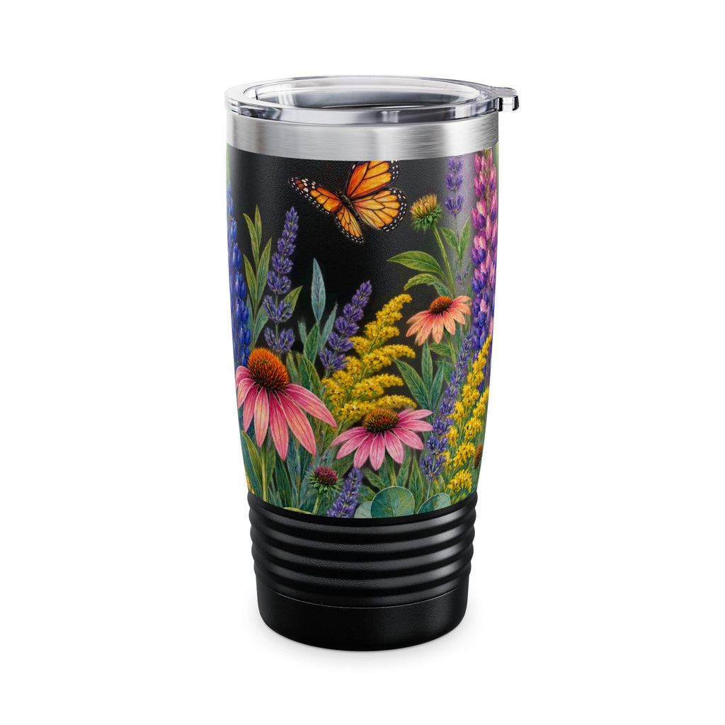 Wildflower Pollinator Stainless Travel Tumbler, Garden Lover Gift