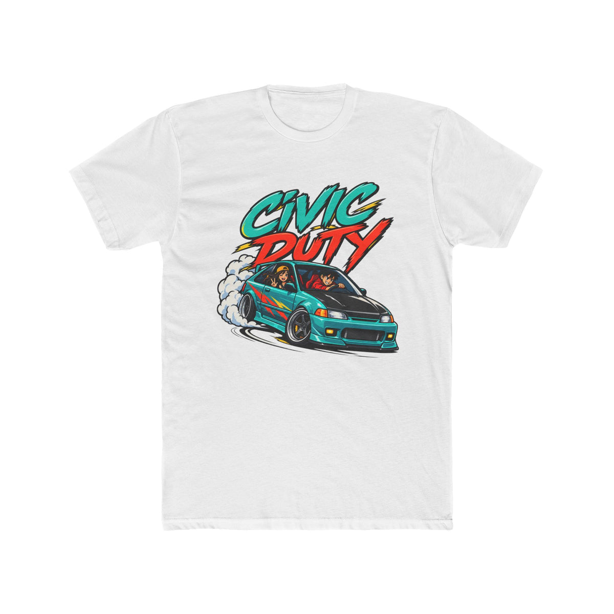 Civic Duty Car Tee – Unisex Cotton Crew