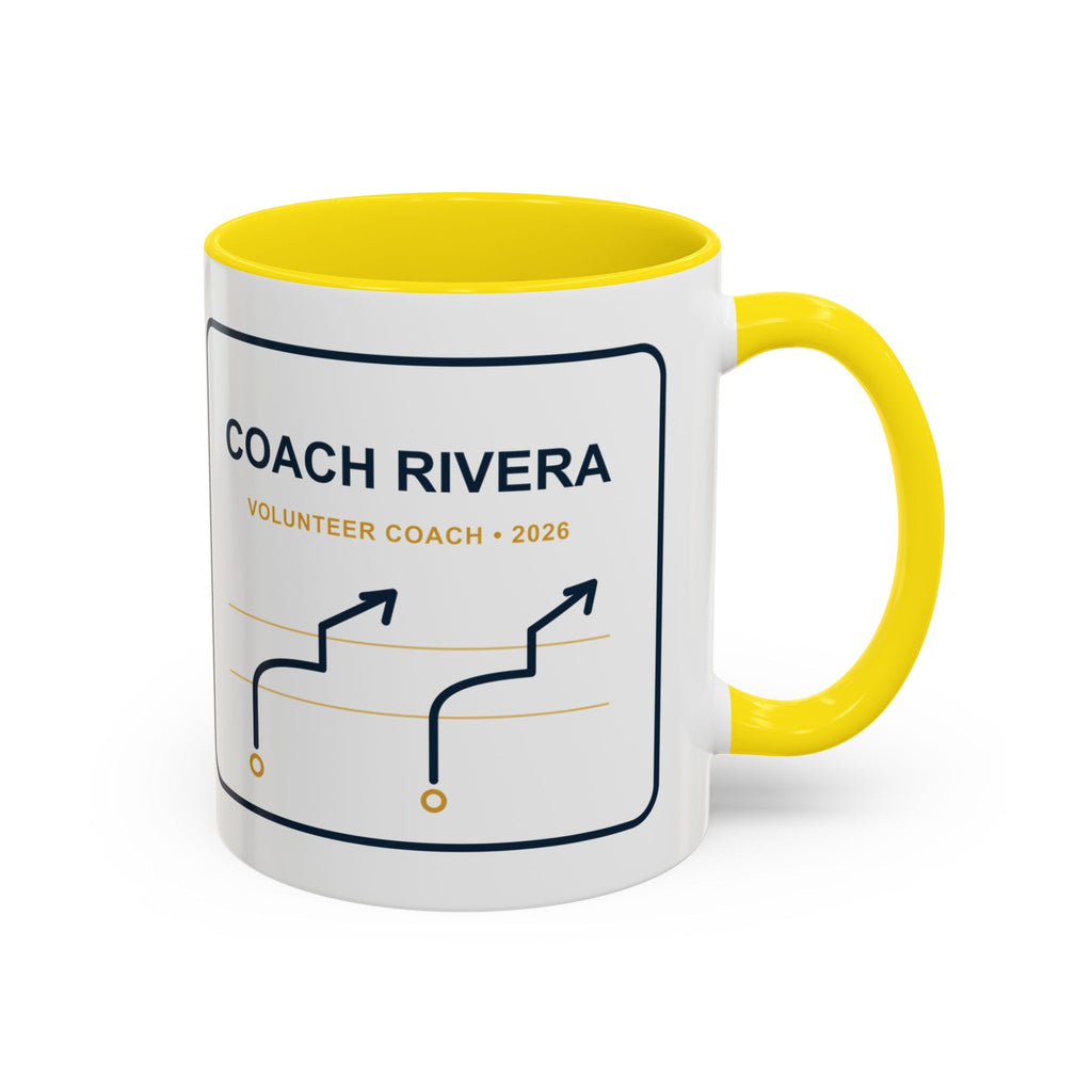 Personalized Volunteer Coach Playbook Mug, Youth Football Coach Gift