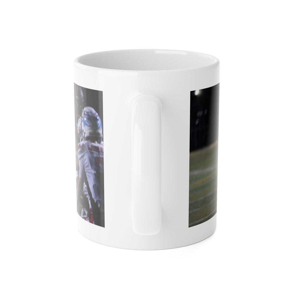 Personalized Football Photo Mug – Custom 11 oz Game-Day Keepsake