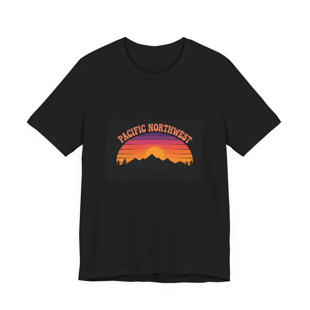 Pacific Northwest Retro Sunset Tee