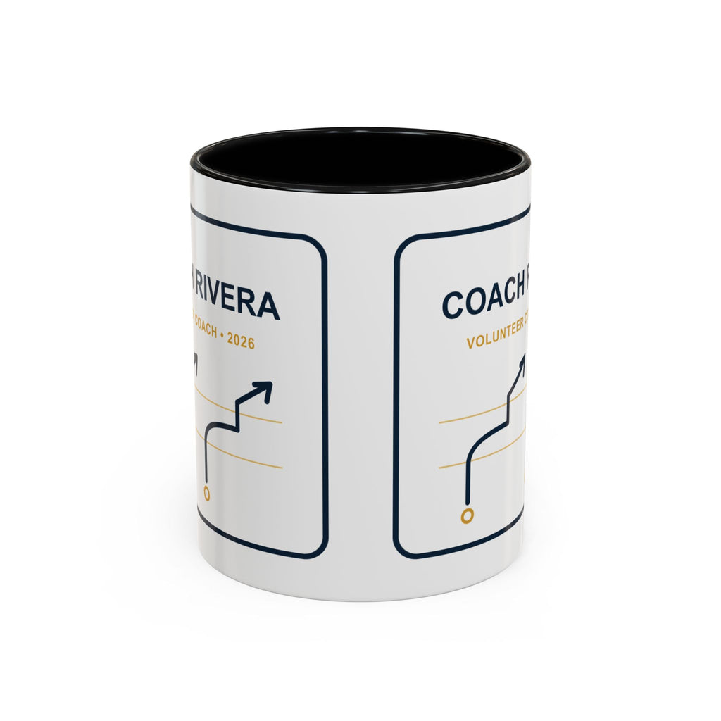Personalized Volunteer Coach Playbook Mug, Youth Football Coach Gift