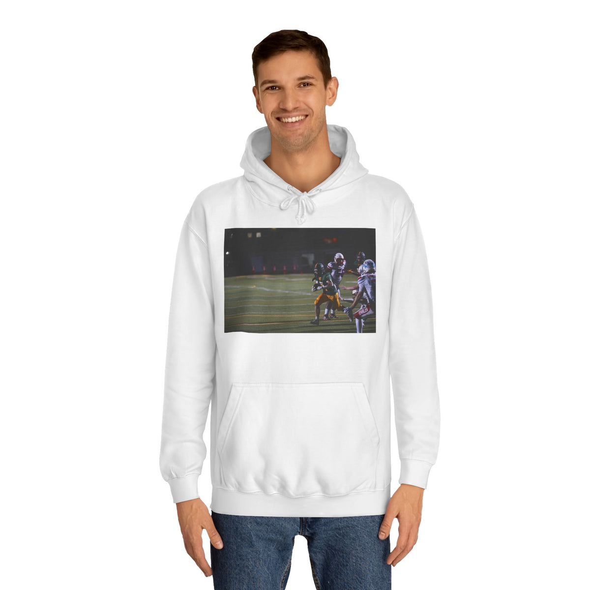 Personalized Football Photo Hoodie