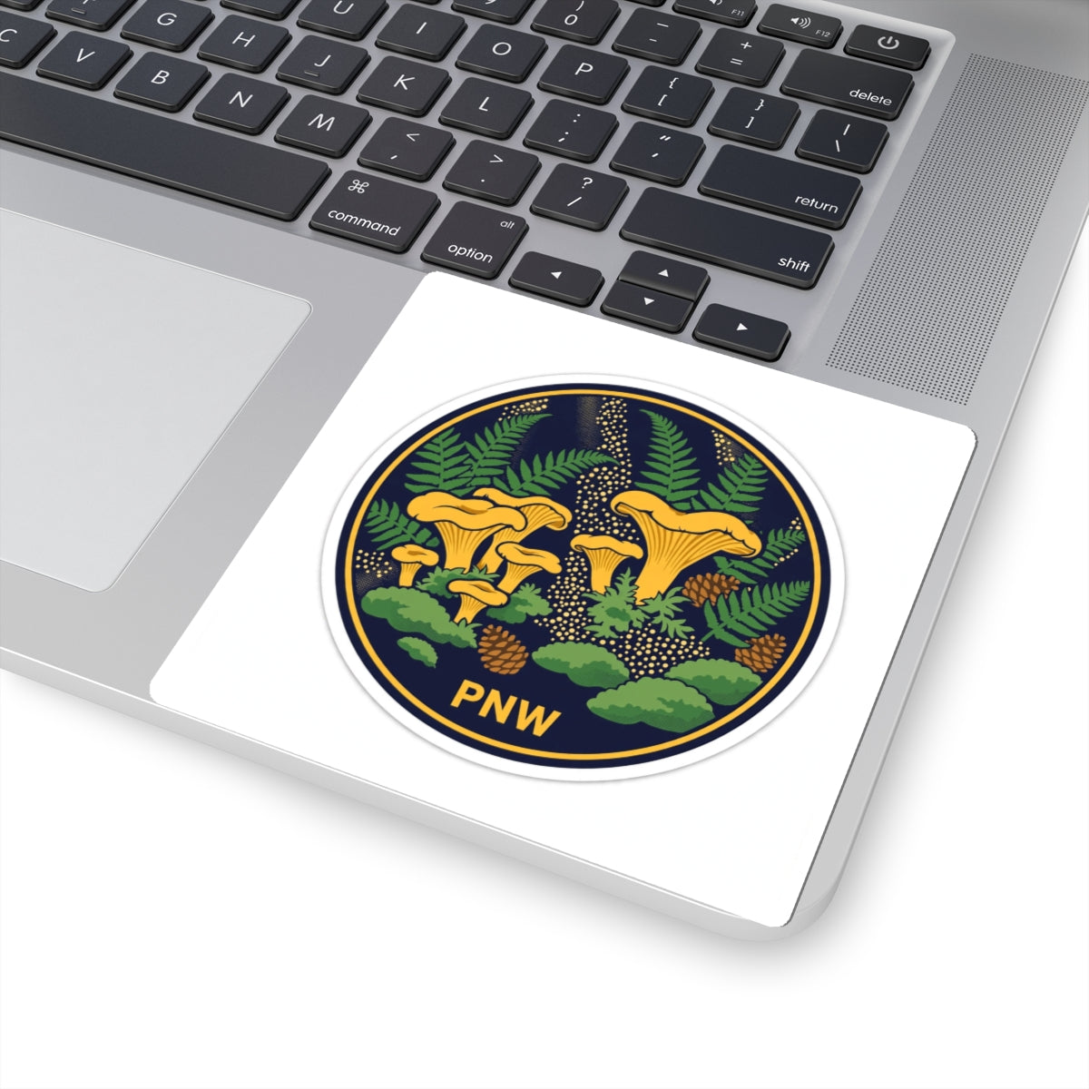 Chanterelle Mushroom Vinyl Sticker