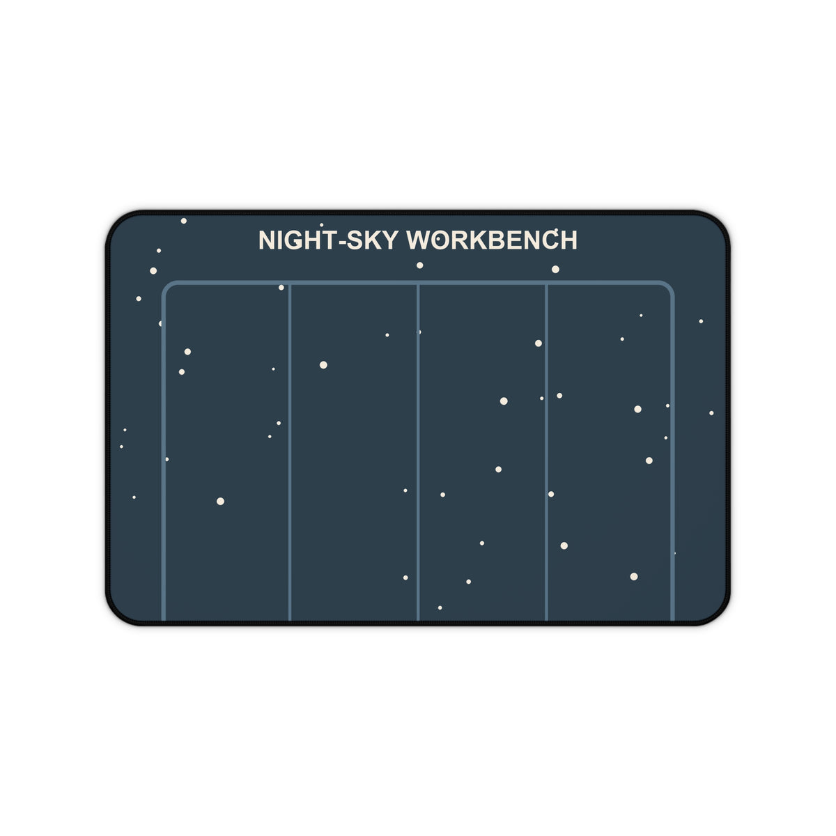 Night-Sky Workbench Astronomy Desk Mat | Celestial Home Office Decor