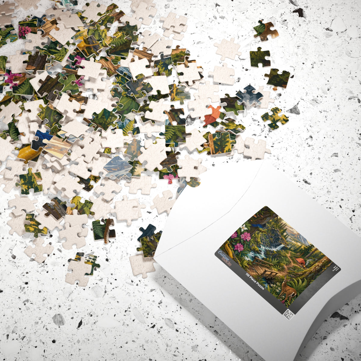 Hidden Oregon Trailheads 110-Piece Puzzle | PNW Seek-and-Find Gift