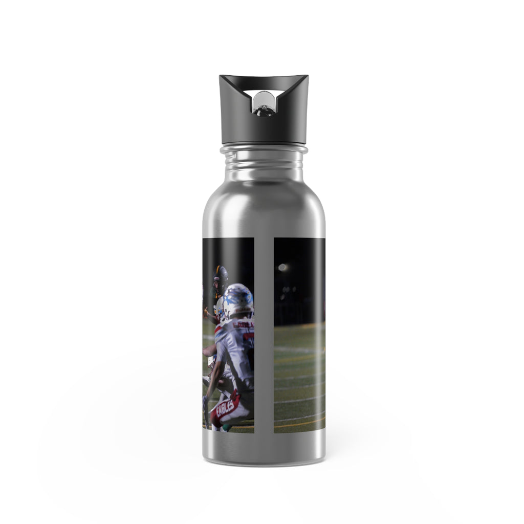 Personalized Football Photo Water Bottle