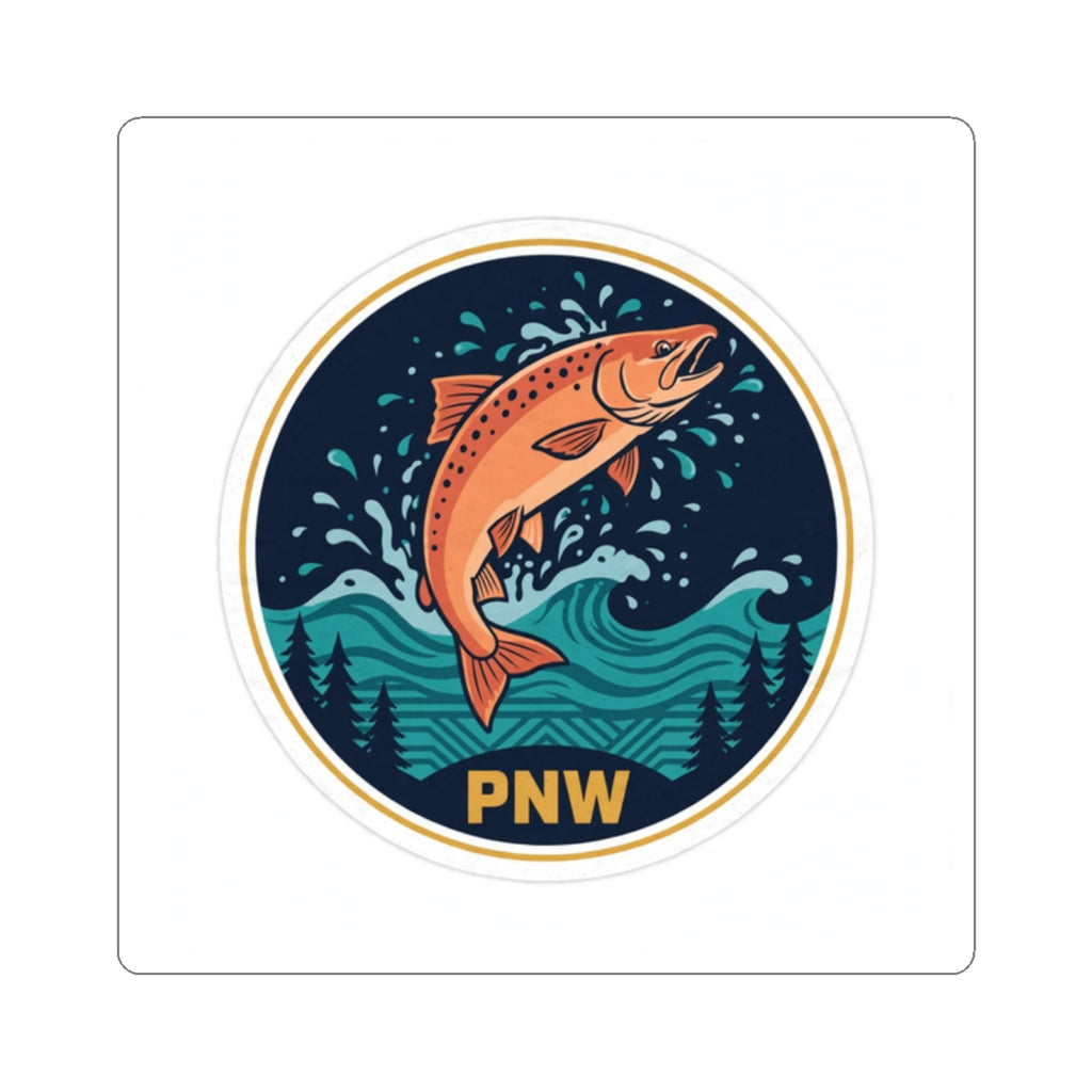 Chinook Salmon Vinyl Sticker