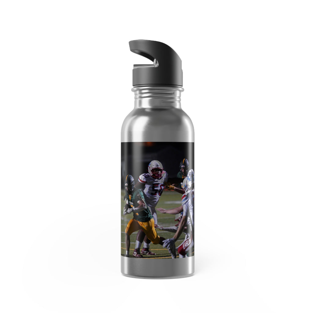 Personalized Football Photo Water Bottle
