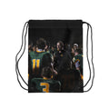 Personalized Football Photo Drawstring Bag